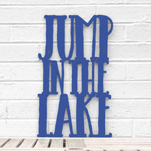 Load image into Gallery viewer, Spunky Fluff Proudly handmade in South Dakota, USA Medium / Cobalt Blue Jump in the Lake
