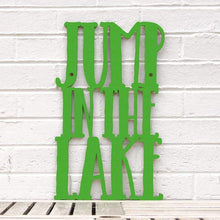 Load image into Gallery viewer, Spunky Fluff Proudly handmade in South Dakota, USA Medium / Grass Green Jump in the Lake