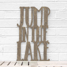Load image into Gallery viewer, Spunky Fluff Proudly handmade in South Dakota, USA Medium / Weathered Brown Jump in the Lake