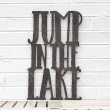 Load image into Gallery viewer, Spunky Fluff Proudly handmade in South Dakota, USA Medium / Weathered Ebony Jump in the Lake
