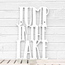 Load image into Gallery viewer, Spunky Fluff Proudly handmade in South Dakota, USA Medium / White Jump in the Lake