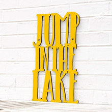 Load image into Gallery viewer, Spunky Fluff Proudly handmade in South Dakota, USA Medium / Yellow Jump in the Lake