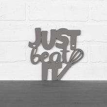 Load image into Gallery viewer, Spunky Fluff Proudly handmade in South Dakota, USA Small / Charcoal Gray Just Beat It