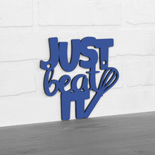 Load image into Gallery viewer, Spunky Fluff Proudly handmade in South Dakota, USA Small / Cobalt Blue Just Beat It