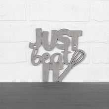 Load image into Gallery viewer, Spunky Fluff Proudly handmade in South Dakota, USA Small / Weathered Gray Just Beat It