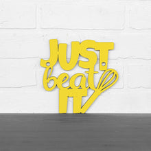 Load image into Gallery viewer, Spunky Fluff Proudly handmade in South Dakota, USA Small / Yellow Just Beat It