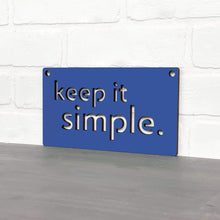 Load image into Gallery viewer, Spunky Fluff Proudly handmade in South Dakota, USA Small / Cobalt Blue Keep It Simple