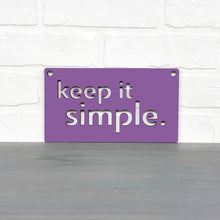 Load image into Gallery viewer, Spunky Fluff Proudly handmade in South Dakota, USA Small / Purple Keep It Simple