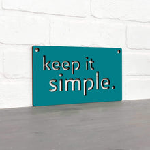 Load image into Gallery viewer, Spunky Fluff Proudly handmade in South Dakota, USA Small / Teal Keep It Simple