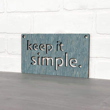 Load image into Gallery viewer, Spunky Fluff Proudly handmade in South Dakota, USA Small / Weathered Denim Keep It Simple