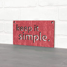 Load image into Gallery viewer, Spunky Fluff Proudly handmade in South Dakota, USA Small / Weathered Red Keep It Simple