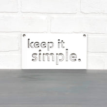 Load image into Gallery viewer, Spunky Fluff Proudly handmade in South Dakota, USA Small / White Keep It Simple