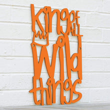 Load image into Gallery viewer, Spunky Fluff Proudly handmade in South Dakota, USA Medium / Orange King of all the Wild Things