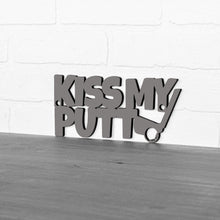 Load image into Gallery viewer, Spunky Fluff Proudly handmade in South Dakota, USA Small / Charcoal Gray Kiss My Putt