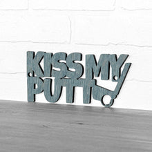 Load image into Gallery viewer, Spunky Fluff Proudly handmade in South Dakota, USA Small / Weathered Denim Kiss My Putt