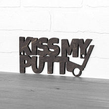 Load image into Gallery viewer, Spunky Fluff Proudly handmade in South Dakota, USA Small / Weathered Ebony Kiss My Putt