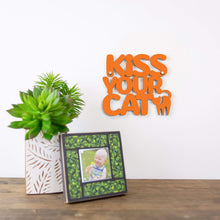 Load image into Gallery viewer, Spunky Fluff Proudly handmade in South Dakota, USA Small / Orange Kiss Your Cat