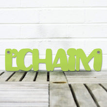 Load image into Gallery viewer, Spunky Fluff Proudly handmade in South Dakota, USA Small / Pear Green L'Chaim