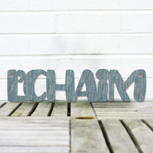 Load image into Gallery viewer, Spunky Fluff Proudly handmade in South Dakota, USA Small / Weathered Denim L'Chaim