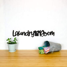 Load image into Gallery viewer, Spunky Fluff Proudly handmade in South Dakota, USA Large / Black Laundry Room