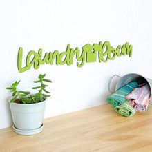 Load image into Gallery viewer, Spunky Fluff Proudly handmade in South Dakota, USA Medium / Pear Green Laundry Room
