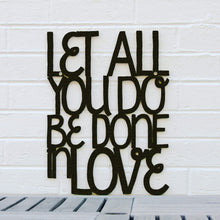 Load image into Gallery viewer, Spunky Fluff Proudly handmade in South Dakota, USA Let All You Do Be Done In Love