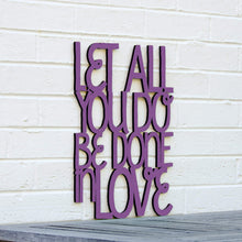 Load image into Gallery viewer, Spunky Fluff Proudly handmade in South Dakota, USA Let All You Do Be Done In Love