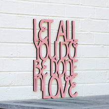 Load image into Gallery viewer, Spunky Fluff Proudly handmade in South Dakota, USA Let All You Do Be Done In Love