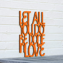 Load image into Gallery viewer, Spunky Fluff Proudly handmade in South Dakota, USA Let All You Do Be Done In Love