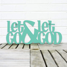 Load image into Gallery viewer, Spunky Fluff Proudly handmade in South Dakota, USA Medium / Turquoise Let Go & Let God