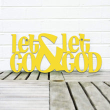 Load image into Gallery viewer, Spunky Fluff Proudly handmade in South Dakota, USA Medium / Yellow Let Go & Let God