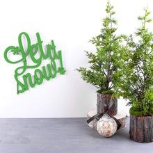 Load image into Gallery viewer, Spunky Fluff Proudly handmade in South Dakota, USA Let it Snow