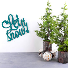 Load image into Gallery viewer, Spunky Fluff Proudly handmade in South Dakota, USA Let it Snow