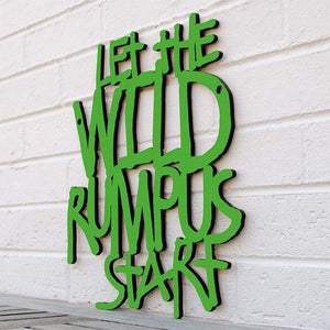 Spunky Fluff Proudly handmade in South Dakota, USA Medium / Grass Green Let the Wild Rumpus Start