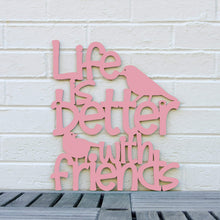 Load image into Gallery viewer, Spunky Fluff Proudly handmade in South Dakota, USA Medium / Pink Life is Better With Friends