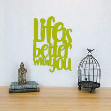 Load image into Gallery viewer, Spunky Fluff Proudly handmade in South Dakota, USA Medium / Pear Green Life Is Better With You