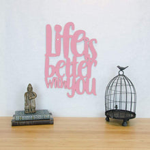 Load image into Gallery viewer, Spunky Fluff Proudly handmade in South Dakota, USA Medium / Pink Life Is Better With You