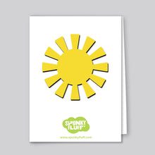 Load image into Gallery viewer, Spunky Fluff Proudly handmade in South Dakota, USA Limited Edition Boho Sun Magnet, Large