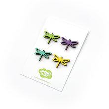 Load image into Gallery viewer, Spunky Fluff Proudly handmade in South Dakota, USA Limited Edition Dragonfly Mini Magnets