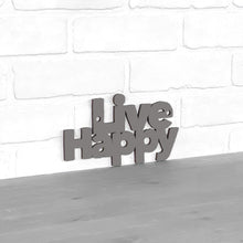 Load image into Gallery viewer, Spunky Fluff Proudly handmade in South Dakota, USA Small / Charcoal Gray Live Happy