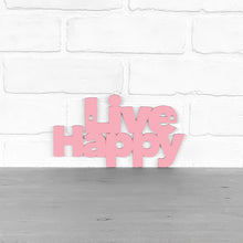 Load image into Gallery viewer, Spunky Fluff Proudly handmade in South Dakota, USA Small / Pink Live Happy
