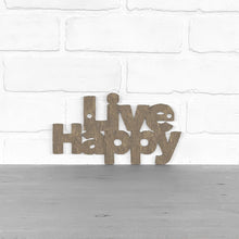 Load image into Gallery viewer, Spunky Fluff Proudly handmade in South Dakota, USA Small / Weathered Brown Live Happy