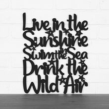 Load image into Gallery viewer, Spunky Fluff Proudly handmade in South Dakota, USA Black Live In The Sunshine