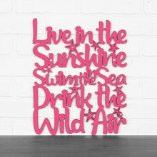 Load image into Gallery viewer, Spunky Fluff Proudly handmade in South Dakota, USA Magenta Live In The Sunshine