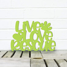 Load image into Gallery viewer, Spunky Fluff Proudly handmade in South Dakota, USA Small / Pear Green Live Love Rescue
