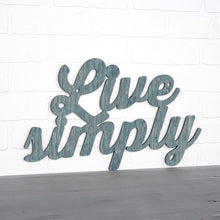 Load image into Gallery viewer, Spunky Fluff Proudly handmade in South Dakota, USA Medium / Weathered Denim Live Simply