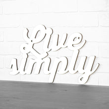 Load image into Gallery viewer, Spunky Fluff Proudly handmade in South Dakota, USA Medium / White Live Simply