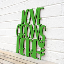 Load image into Gallery viewer, Spunky Fluff Proudly handmade in South Dakota, USA Medium / Grass Green Love Grows Here