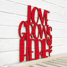 Load image into Gallery viewer, Spunky Fluff Proudly handmade in South Dakota, USA Medium / Red Love Grows Here