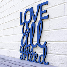 Load image into Gallery viewer, Spunky Fluff Proudly handmade in South Dakota, USA Medium / Cobalt Blue Love is All You Need
